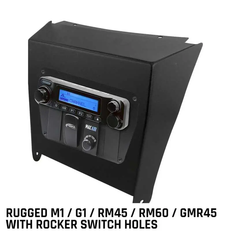 Rugged Radios Kawasaki Krx Multi-Mount Kit - Rugged M1/G1/Rm45/Rm60/Gmr45 W/Switch Holes 1