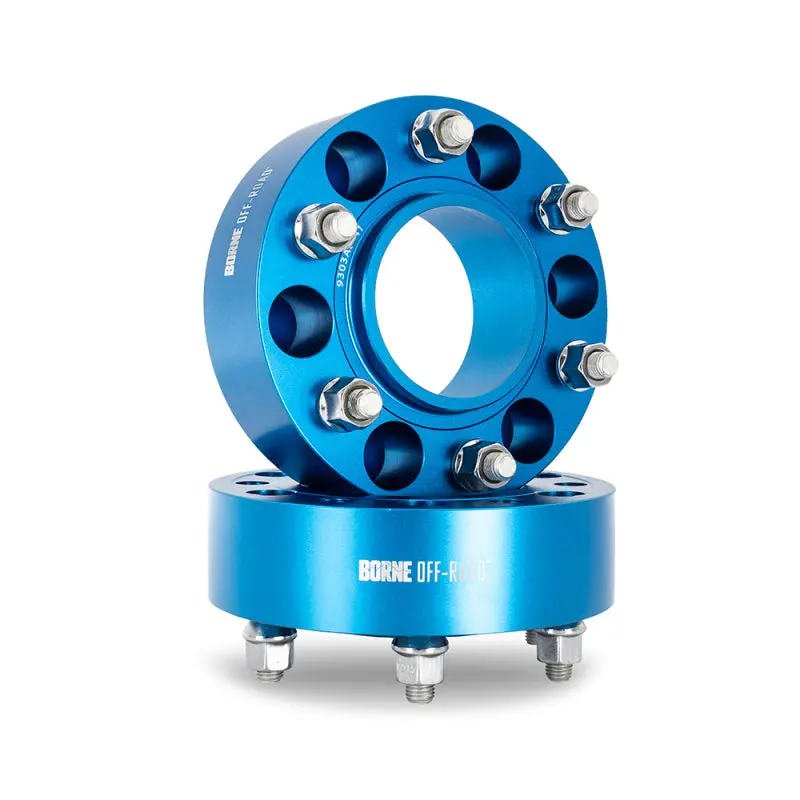 Borne Off-Road Wheel Spacers - 6X139.7 - 93.1 - 35Mm - M12 - Blue 1