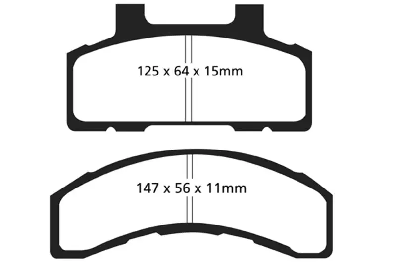 Ebc 93-96 Buick Century 2.2 Greenstuff Front Brake Pads 1