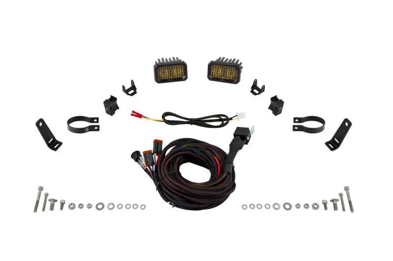 Diode Dynamics Stage Series 1.875 Inch Roll Bar Chase Light Kit Ssc2 - Pro Yellow (Pair) 1