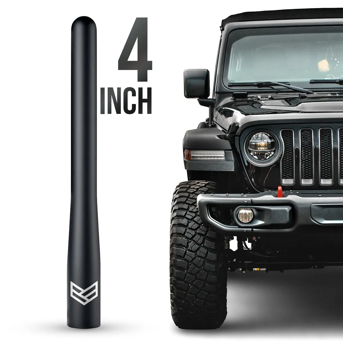 Jeep Tufflock® Short Antenna (4 Inch) 1