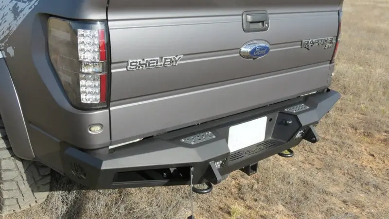 Addictive Desert Designs 10-14 Ford F-150 Raptor Honeybadger Rear Bumper W/ Tow Hooks 1