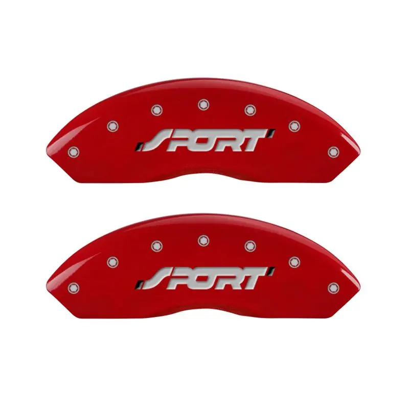 Mgp Engraved Red-Finish 4-Piston Caliper Covers – Front & Rear Set 1