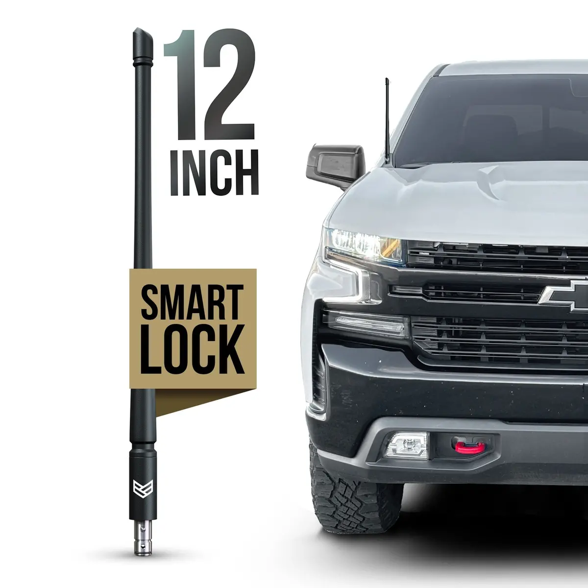 Chevy & Gmc Smartlock™ Short Flexible Antenna 12 Inch (New!) 1
