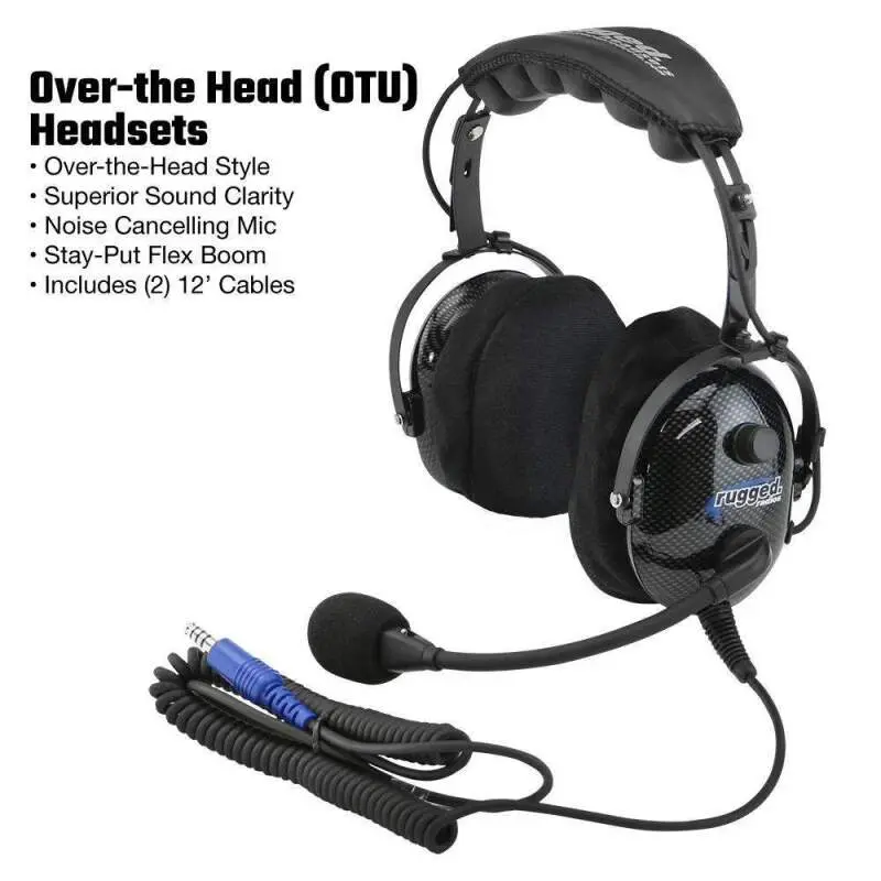Rugged Radios Single Seat Kit With Digital Radio Over-The-Head H22 Ultimate Headset 1