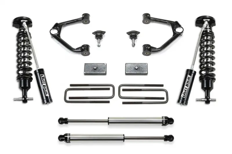 Fabtech 22-23 Gm C/K 1500 3In Lift Budget System W/ Dirt Logic 2.5 Resivoir Coilovers 1