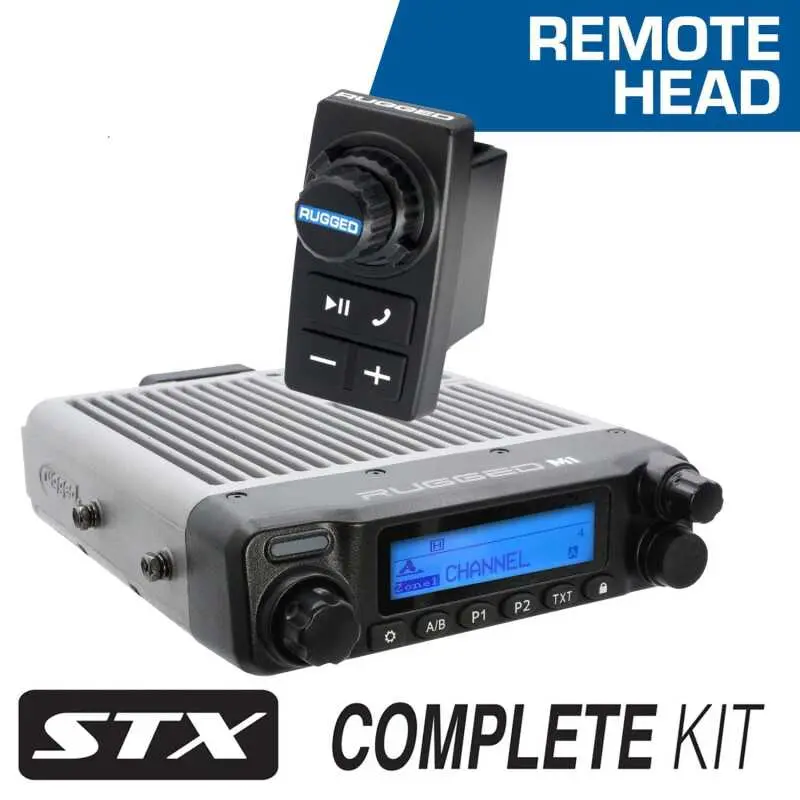 Rugged Radios Stx Stereo Complete Master Comm Kit W/ Intercom - 2-Way Radio M1 Vhf Business Band 1