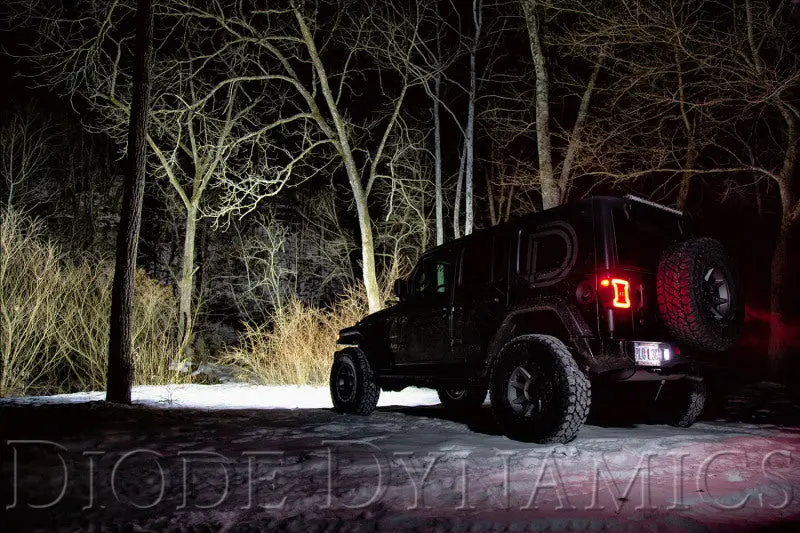 Diode Dynamics 18-21 Jeep Jl Wrangler/Gladiator Ss30 Bumper Bracket Kit - White Flood (Single) 2