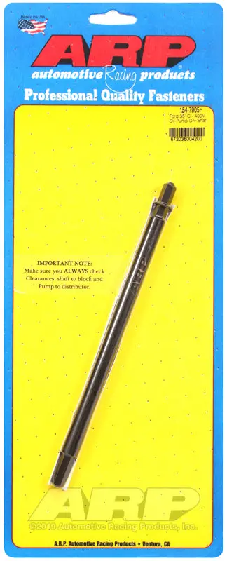 Arp Ford 351C / 400 Oil Pump Drive Shaft 1