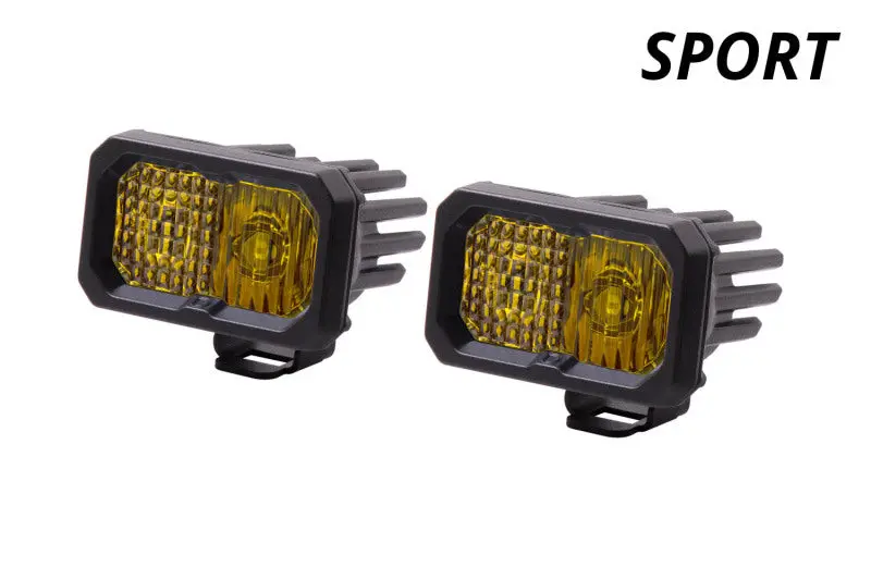 Diode Dynamics Stage Series 2 In Led Pod Sport - Yellow Driving Standard Abl (Pair) 2