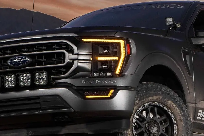 Diode Dynamics 2021+ Ford F-150 Elite Led Headlamps 1