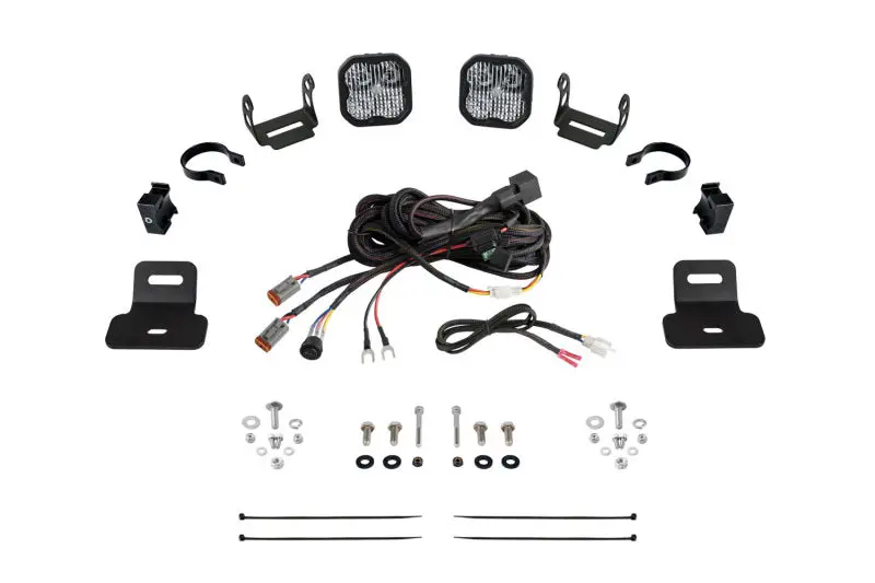 Diode Dynamics Can-Am Maverick X3 Ss3 17-24 Stage Series Ditch Light Kit - Sport White Combo 1