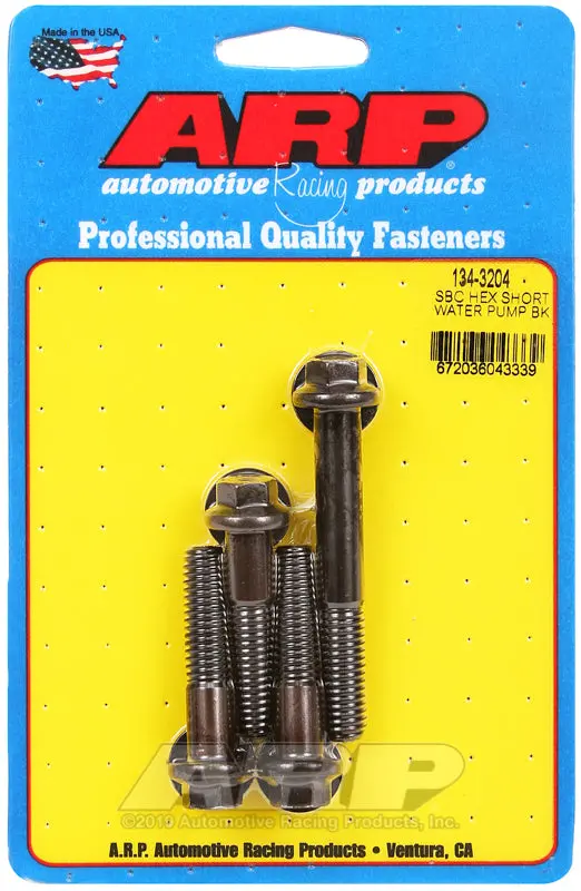 Arp Sb Chevy Hex Short Water Pump Bolt Kit 1