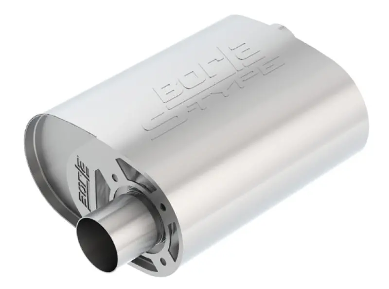 Borla Cratemuffler Ford Coyote 2.5 Inch Offset/Offset 12In X 6In X 10.34In S-Type Oval Muffler 1