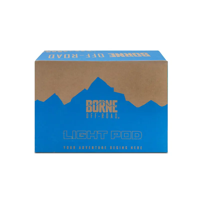 Borne Off-Road 21+ Bronco Light Pods 4Pc Ditch 3X3 Flood 1