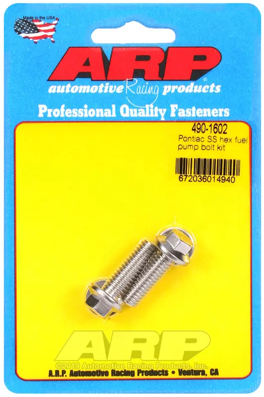 Arp Pontiac Ss Hex Fuel Pump Bolt Kit 1