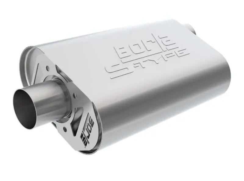 Borla Cratemuffler Big Block Chrysler/Dodge/Plymouth (Mopar) Offset/Offset 14Inx4.35Inx9in Muffler 1
