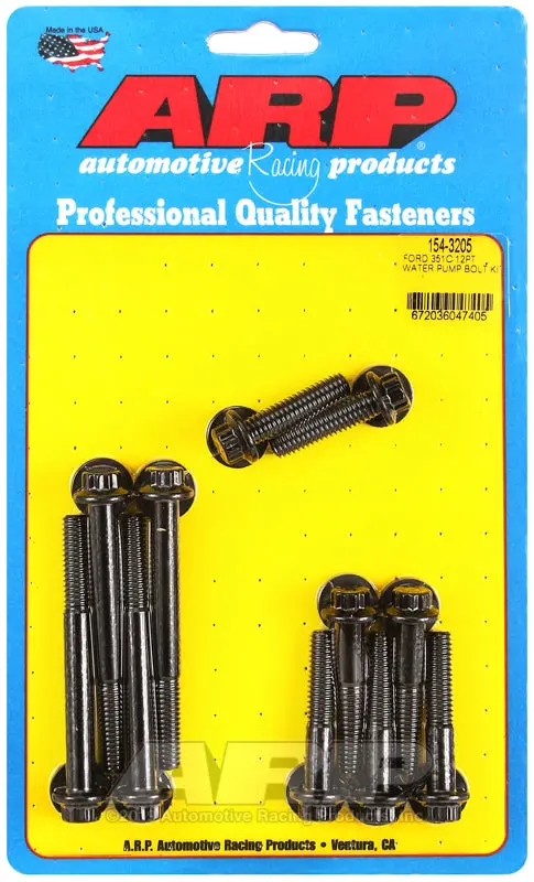 Arp Ford 351C 12Pt Water Pump Bolt Kit 1