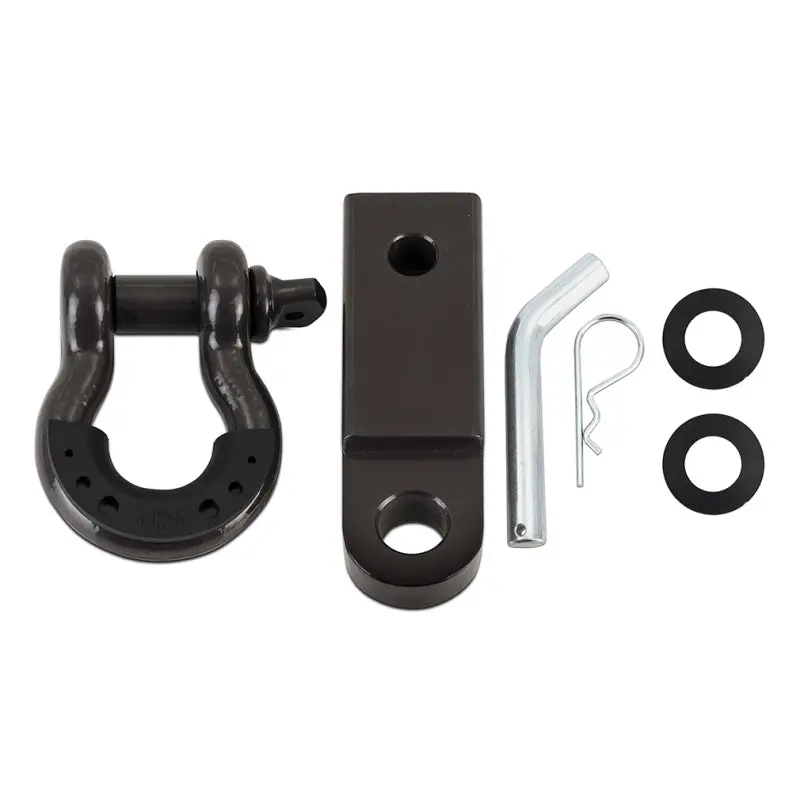 Borne Off-Road Borne Hitch Receiver And Shackle Set Black 1