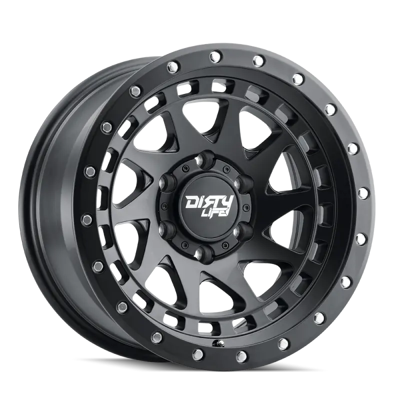 Dirty Life Enigma Pro 17X9 Matte Black Off-Road Wheel – 5X139.7, -38Mm Offset, 108.1Mm Hub Bore With Simulated Ring 1