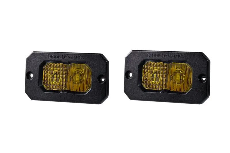 Diode Dynamics Stage Series 2In Led Pod Pro - Yellow Combo Flush Abl (Pair) 1