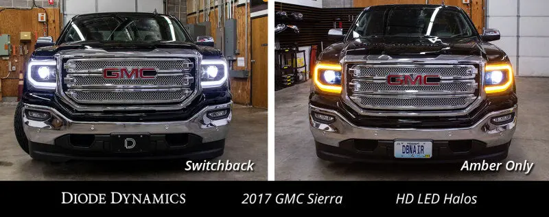 Diode Dynamics Gmc Sierra Led Halos Switchback 16-18 Sierra 1500 2