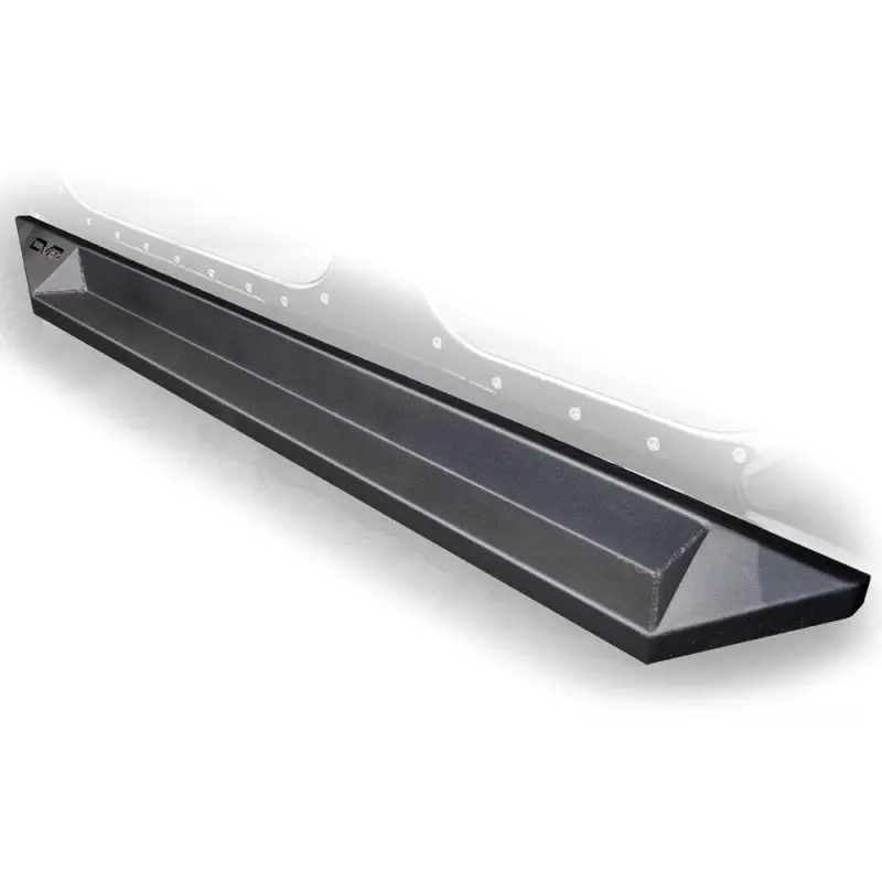 Dv8 Offroad 07-18 Jeep Wrangler Jk Plated Steel Rock Slider Steps - Matte Black (4 Door Only) 1