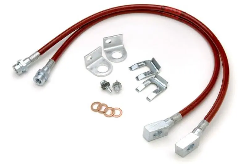 Jks Manufacturing Jeep Wrangler Yj Hd Extended Brake Line - Front 1