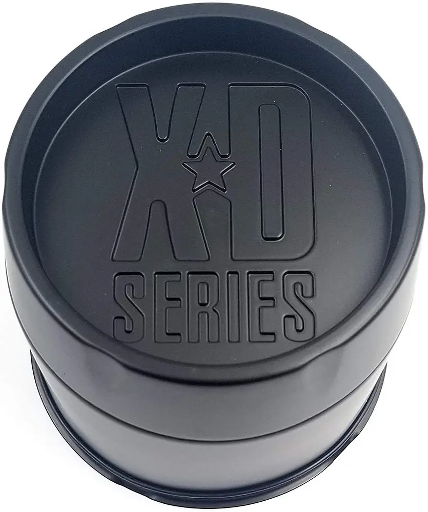 Kmc Cap Push Thru S-Blk 3.27" 1