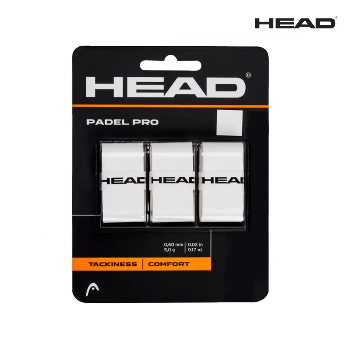 Head Overgrip Padel Pro 3 Pack White 1