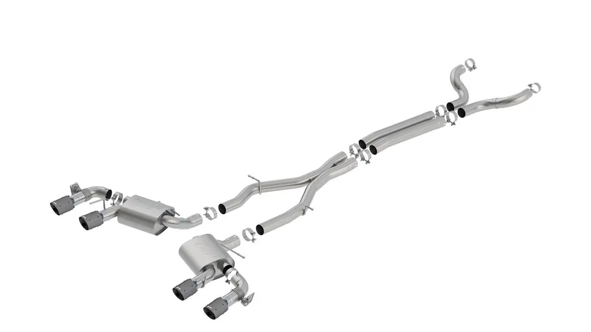 Borla S-Type Cat-Back Exhaust System For 2017–2020 Chevrolet Camaro Zl1 And Ss 1