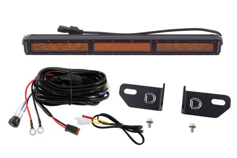 Diode Dynamics 19-21 Ford Ranger Ss18 Led Lightbar Kit - Amber Combo 1