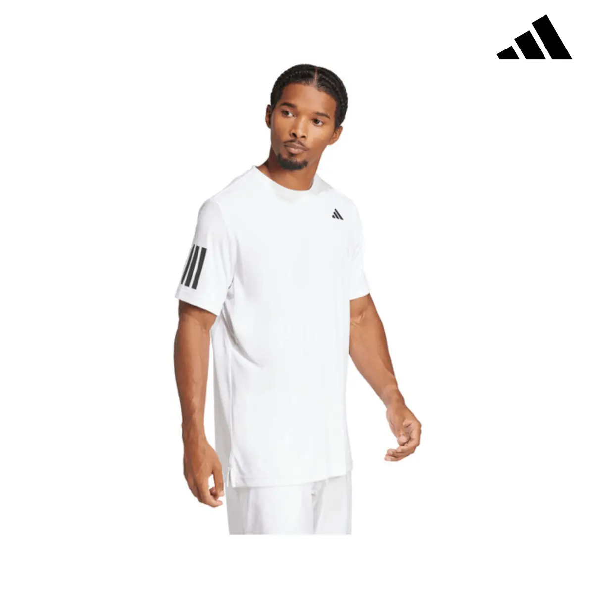 Adidas Club 3 Stripes Tee | Je0413 1