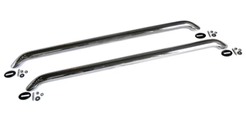 Go Rhino Bed Rails - 36In Long - W/O Base Plates - Chrome 1