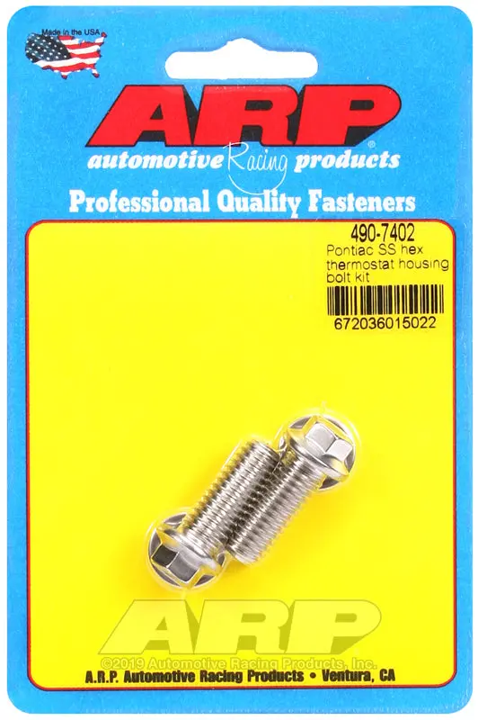 Arp Pontiac Ss Hex Thermostat Housing Bolt Kit 1