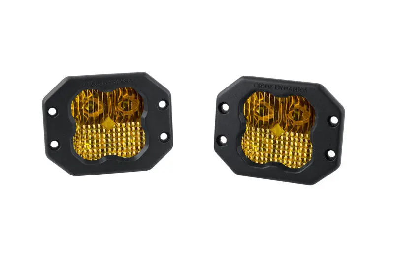 Diode Dynamics Ss3 Pro Abl - Yellow Combo Flush (Pair) 1