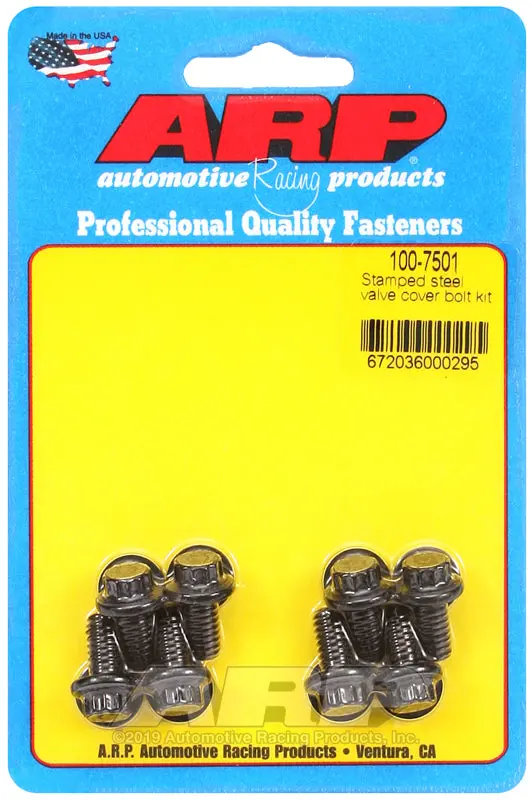 Arp Stamped Steel 12Pt Valve Cover Bolt Kit 1