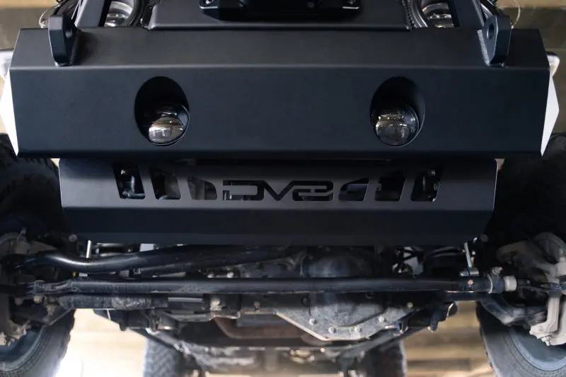 Dv8 Offroad 18-23 Jeep Wrangler Jl/Jt Front Bumper Sway-Bar Disconnect Motor Skid Plate 1