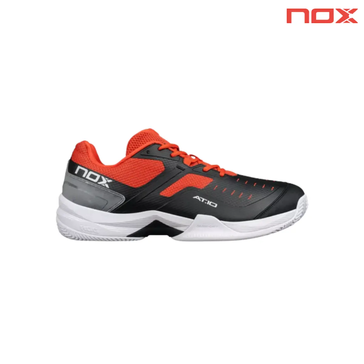 Nox At10 Pro Black/Red | Padel Shoes 1
