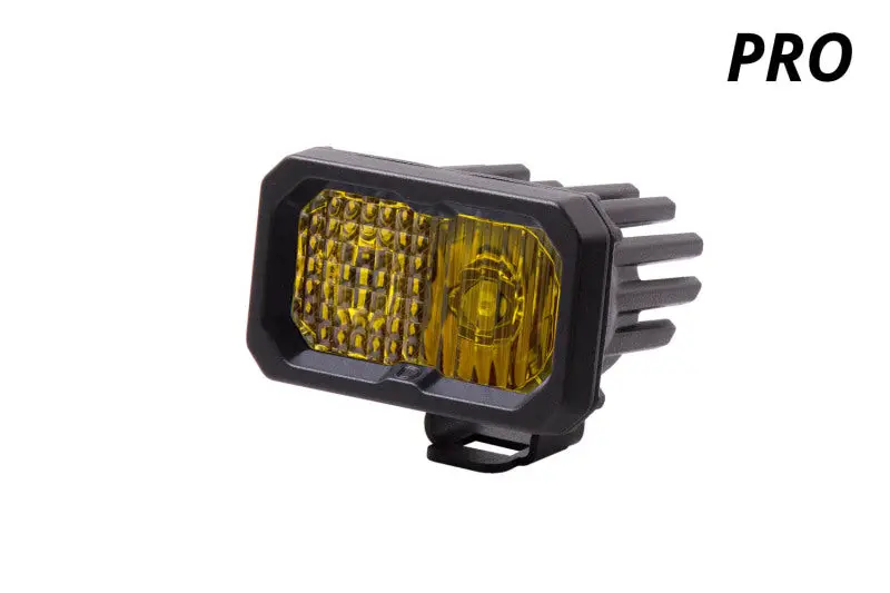 Diode Dynamics Stage Series 2 In Led Pod Pro - Yellow Flood Standard Abl Each 2
