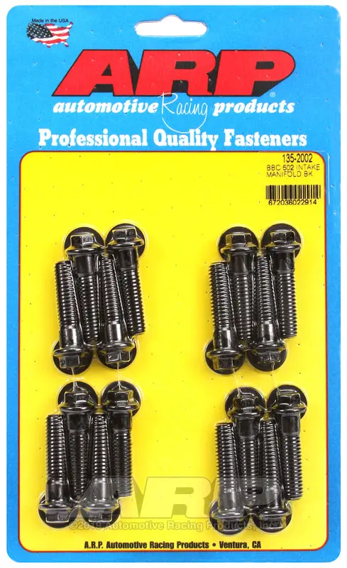 Arp Bb Chevy 502 Hex Intake Manifold Bolt Kit 1