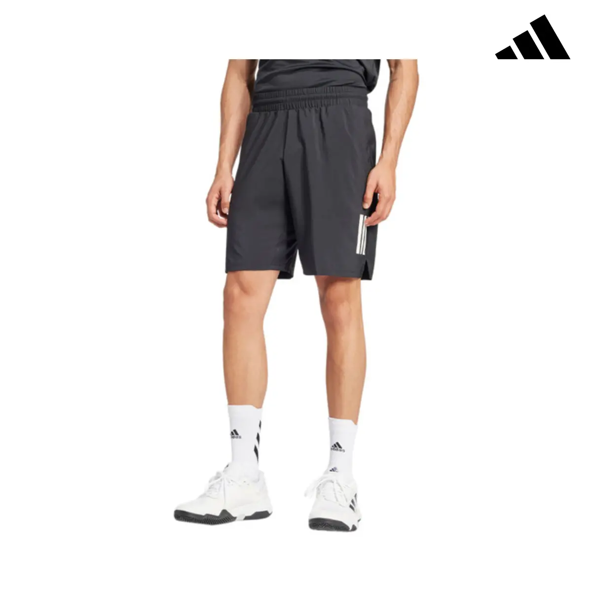 Adidas Club 3 Stripe 7 Inch Short | Jg3589 1