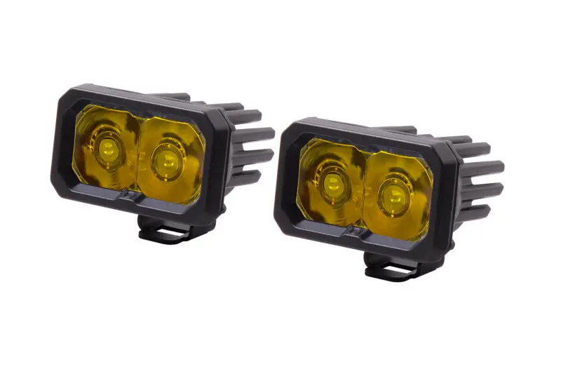 Diode Dynamics Stage Series 2 In Led Pod Pro - Yellow Spot Standard Abl (Pair) 1