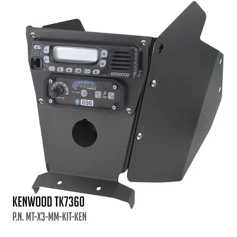 Rugged Radios Can-Am X3 Mounting Kit With Multi Mount And Side Panels Rugged Gmr25 1