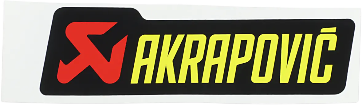 Akrapovič Replacement Decal – Part Number P-Hst2Al 1