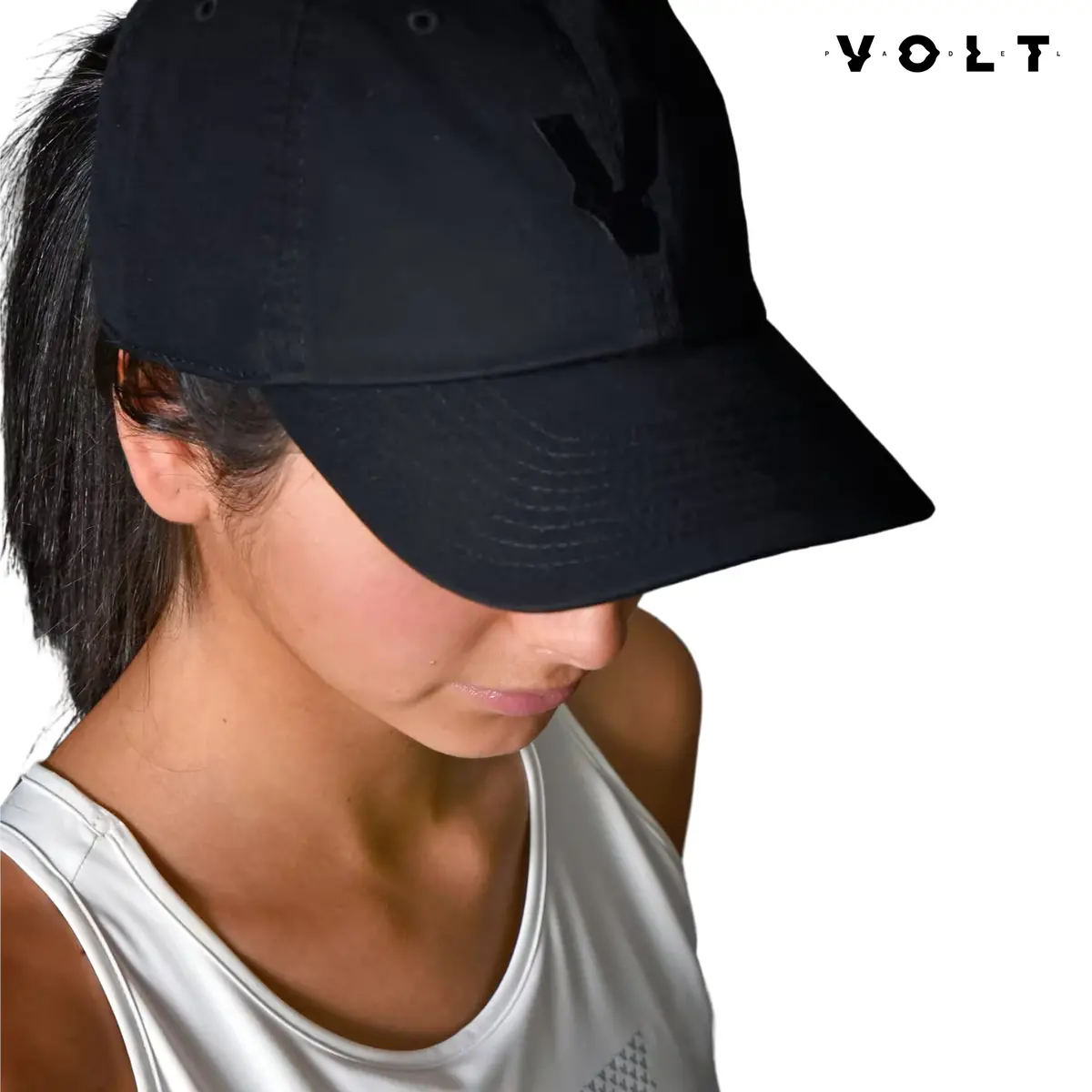 Volt Cap Black | Padel Clothing 1