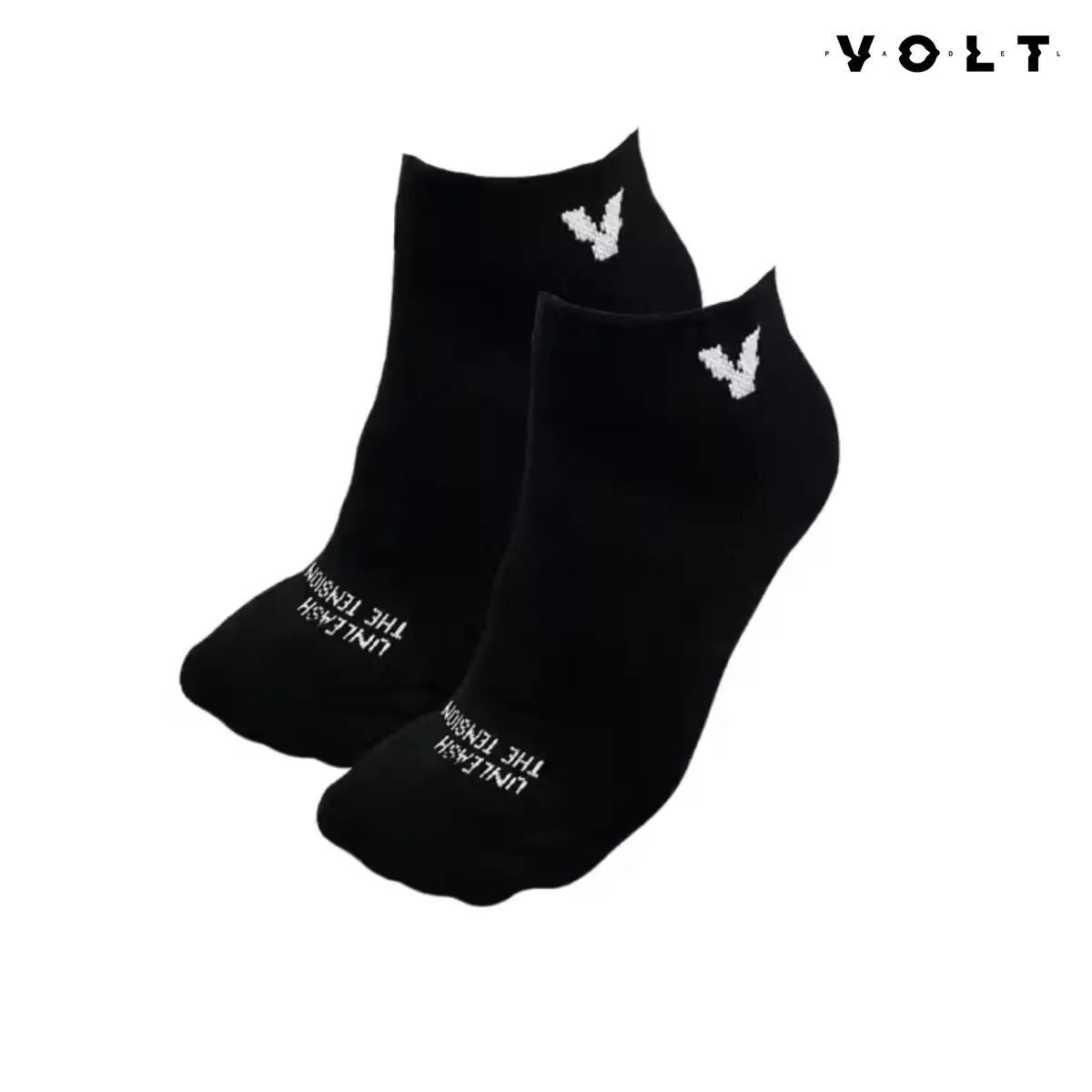 Volt Short Socks Black | Padel Clothing 1