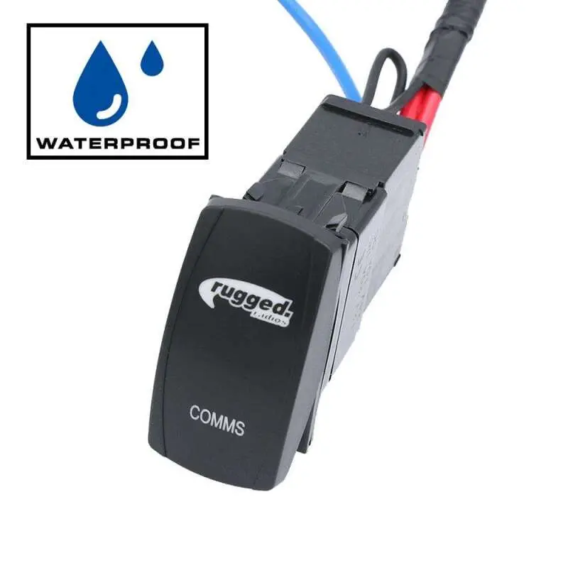 Rugged Radios Rocker Power Switch For Waterproof Mobile Radios And Rugged Intercoms 1