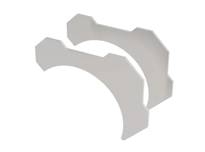 Borla 3In T-304 Stainless Steel Pipe/ Tube Bracket Kit (2 Pieces) 1