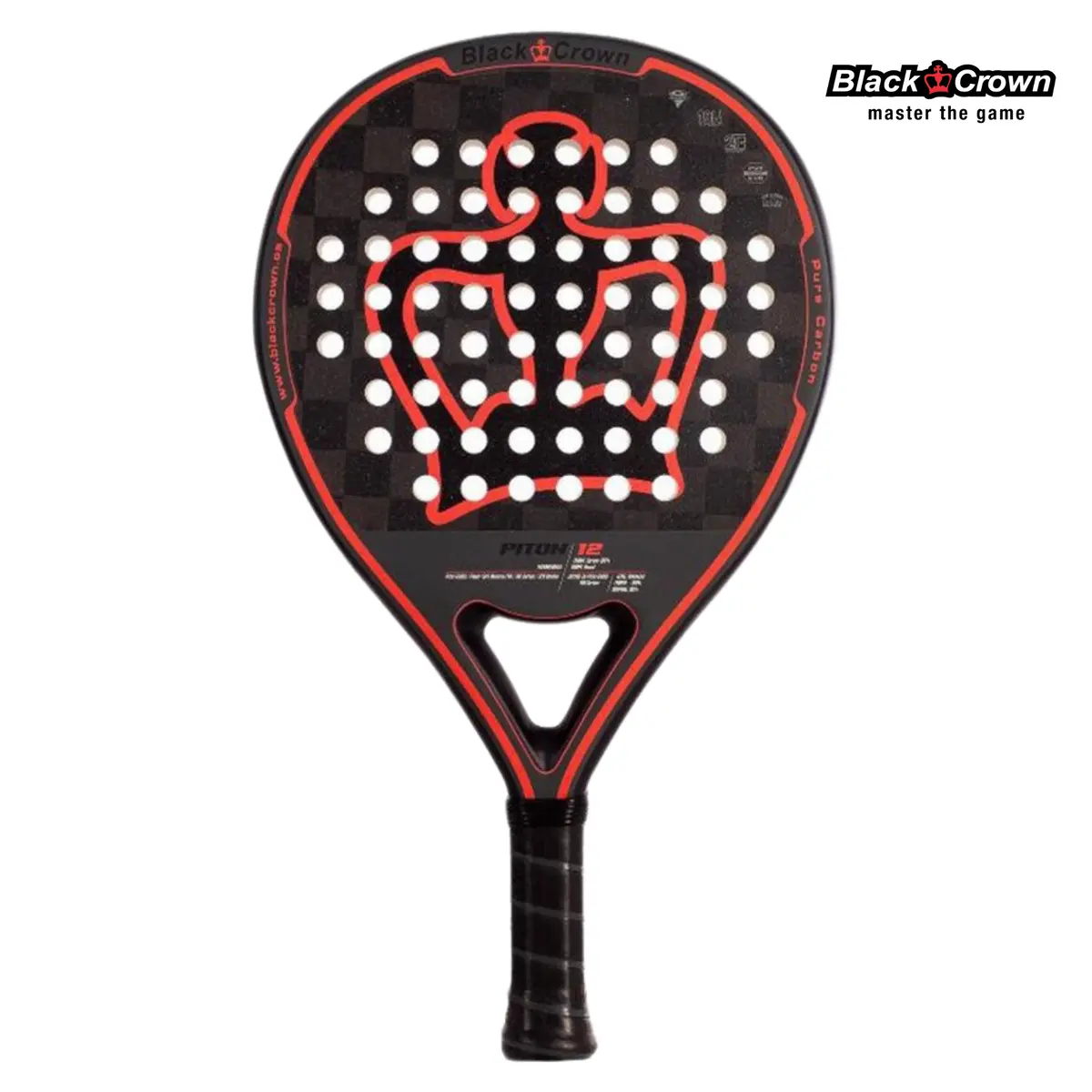 Black Crown Piton 12 | Padel Racket 1